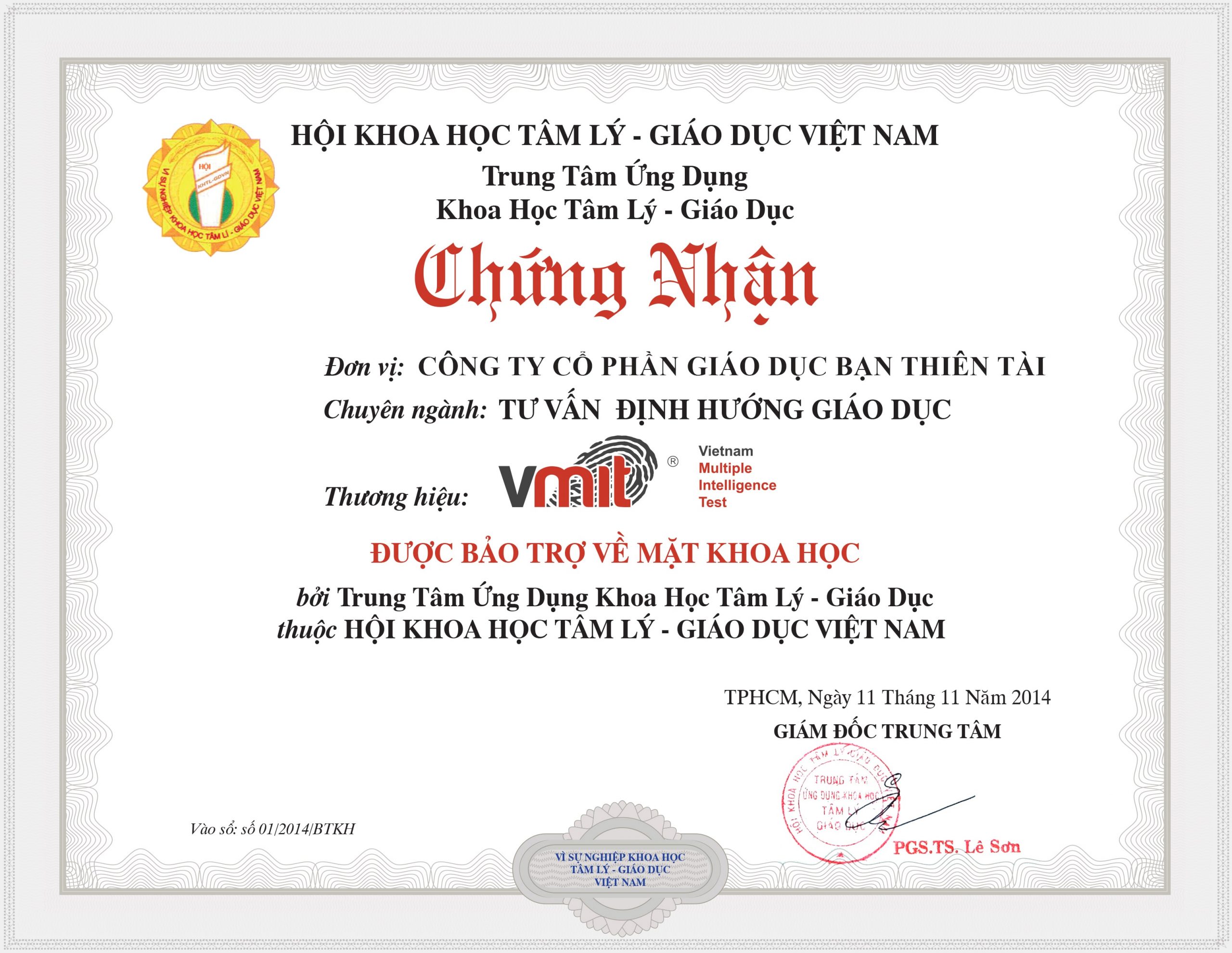Hội viên Hội Khoa Học Tâm Lý Giáo Dục Việt Nam